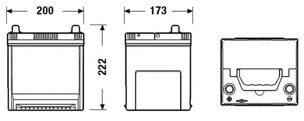 FULMEN FB505 Starter Battery